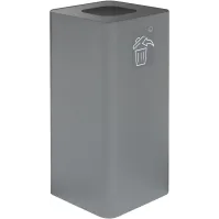 100-litre grey designer bin with magnetic recycling symbol
