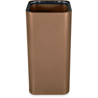 100-litre corten steel designer bin with elegant swing lid