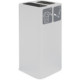 White 100-litre ashtray bin with magnetic pictogram
