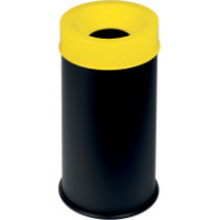 Schwarzer Korpus, 90 l, Grisu VIP Color, aus feuerfestem Stahl