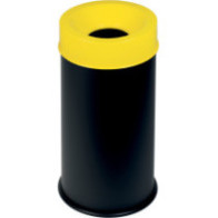 Schwarzer Korpus, 90 l, Grisu VIP Color, aus feuerfestem Stahl