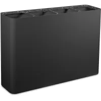 60-litre, 4-stream recycling bin with magnetic pictograms