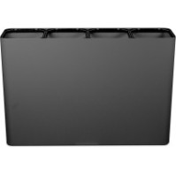 60-litre, 4-stream recycling bin with magnetic pictograms