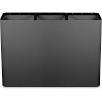 100-Liter-3-Strang-Selektionsbehälter mit magnetischen Piktogrammen.