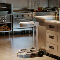 Fast food mobile bag holder