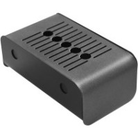 Outdoor wall-mounted steel ashtray, 1.5 liters, with snuffer grid