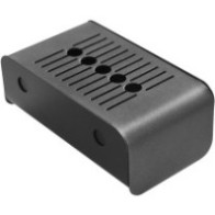 Außenwand-Aschenbecher aus Stahl, 1,5 Liter, mit Löschgitter