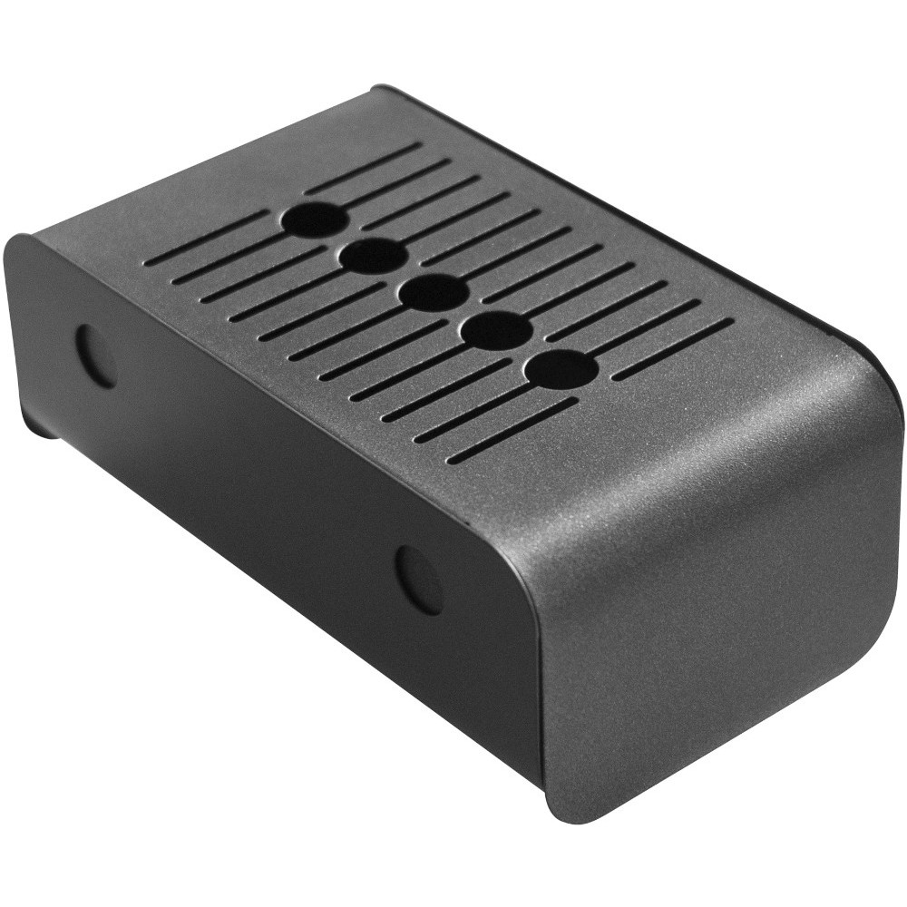 Outdoor wall-mounted steel ashtray, 1.5 liters, with snuffer grid