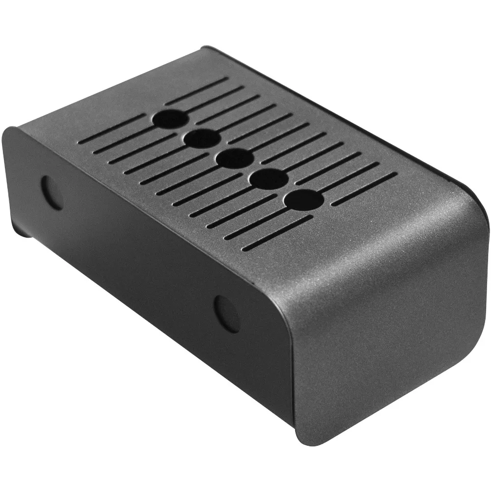 Outdoor wall-mounted steel ashtray, 1.5 liters, with snuffer grid