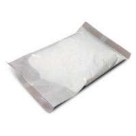 Black freestanding ashtray with 17-liter steel bin (side view)