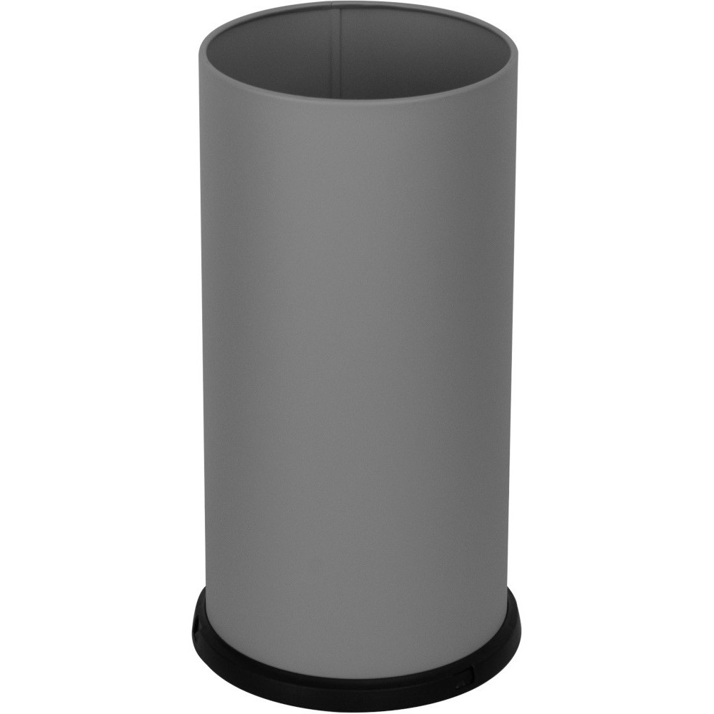 Grauer Stahlschirmständer mit wasserdichter Ablage fürs Büro