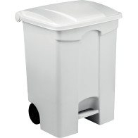 Mobile pedal bin 70 litres with lid