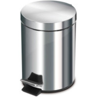 5-Liter-Edelstahl-Treteimer mit herausnehmbarem Eimer