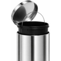 5-litre stainless steel pedal bin with removable bucket