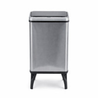 40-litre collapsible stainless steel kitchen bin with automatic sensor