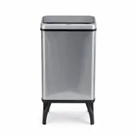 40-litre collapsible stainless steel kitchen bin with automatic sensor