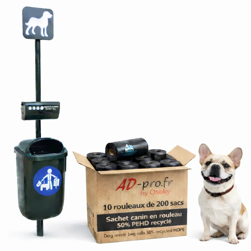 Animo Concept 32x20.5 cm rolls of durable, eco-friendly dog ??waste bags