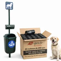 Animo Concept 19x36 cm rolls of durable, eco-friendly dog ??waste bags