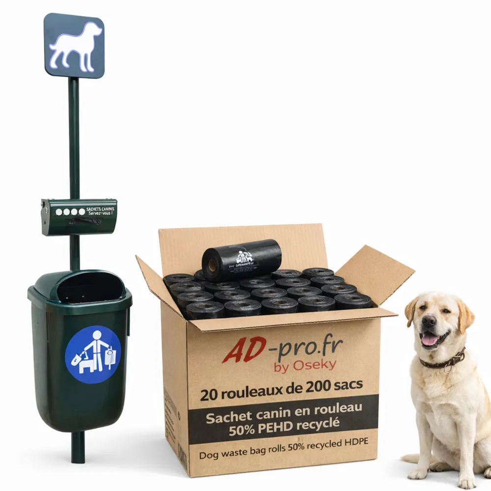 Animo Concept 19x36 cm rolls of durable, eco-friendly dog ??waste bags Animo Concept 19x36 cm rolls of durable, eco-friendly dog ??waste bags