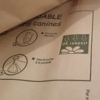 Animo Concept 20x20 cm biodegradable paper bag for dogs