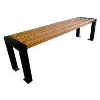 Opolánky bench without back in chestnut 162 cm ?eské lavi?ky