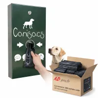 Grüne Hundekotstation aus strapazierfähigem Material mit 500 Beuteln
