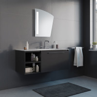 Gebogener LED-Spiegel Dallas