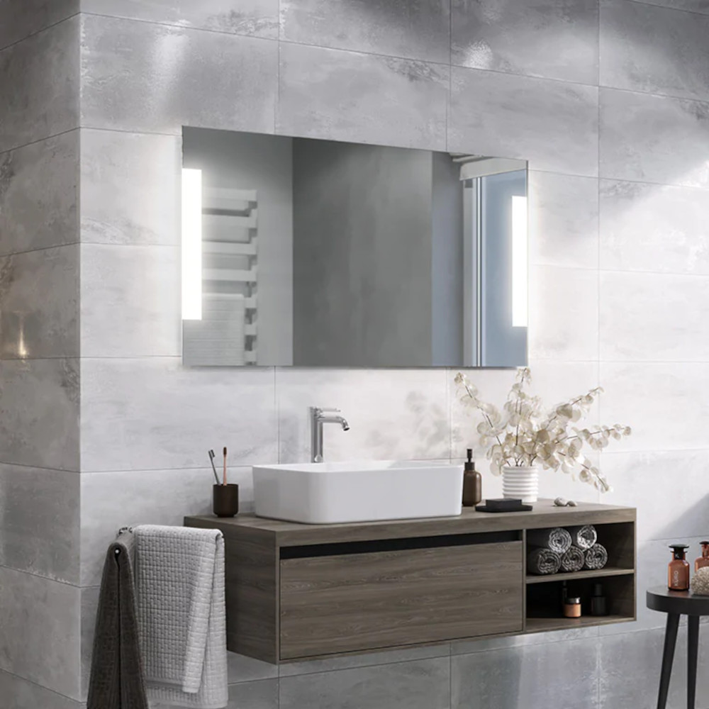 LED mirror right left Dolium custom-made