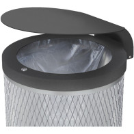 Circular Marseille bin 90L with lid