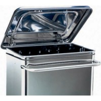 Mobile pedal container HACCP