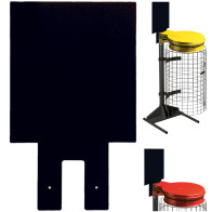 A4 poster holder for bin bag support