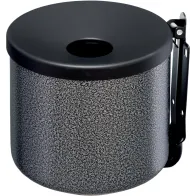 Round wall-mounted ashtray 2 litres grey