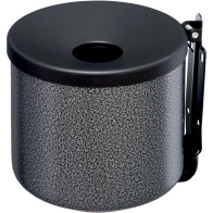 Runder Wandaschenbecher 2 Liter grau