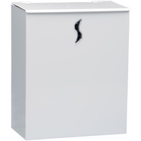 Small white sanitary bin 10 litres