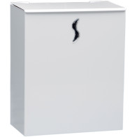 Small white sanitary bin 10 litres