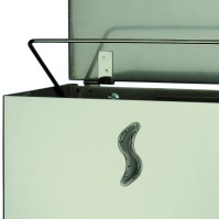 Small sanitary bin 10 litres stainless steel