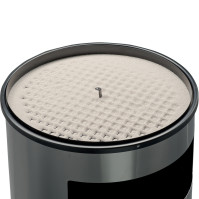 Sand ashtray with 50L bin