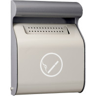 Wall-mounted anti-vandal ashtray 3 litres