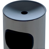Ashtray basket to place 22 litres stainless steel