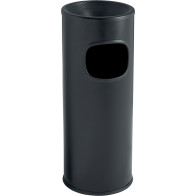Aschenbecher-Korb zum Aufstellen 22 Liter schwarz