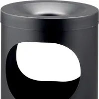luxury cylindrical ashtray bin