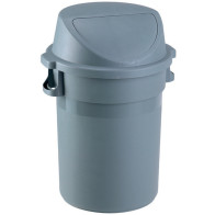 Maxipush 80-litre bin with flap