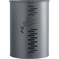 Cylindrical park bin