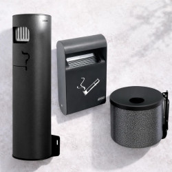 Wandmontierte Aschenbecher