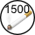 Ashtray capacity of 1500 cigarettes