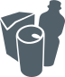 Recyclingsymbol Flasche