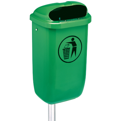 Städtische Papierkörbe